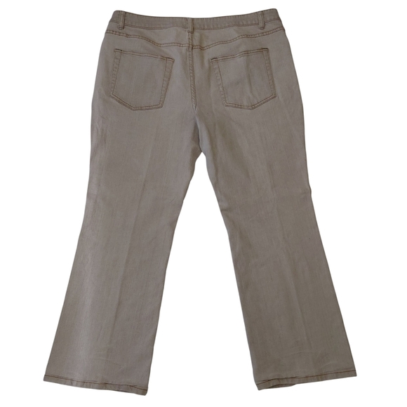 Coldwater Creek Beige Straight Leg Jeans - Picture 4 of 6